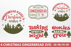 Christmas Gingerbread SVG Product Image 1