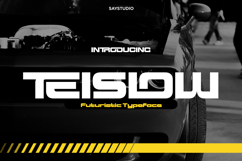 Teislow - Futuristic Typeface Product Image 1