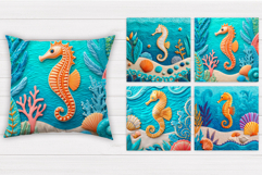 Sea Animals Pillow Bundle. Sea Sublimation Product Image 2