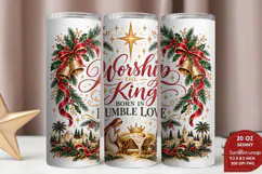 Christmas Memorial 20oz Tumbler Wrap, Christian Christmas Re Product Image 2