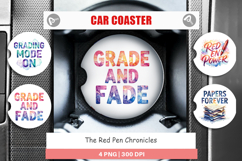Red Pen Chronicles Car Coaster Product Image 1
