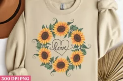 .Love PNG, Sunflower Quote Collection Clipart Product Image 2
