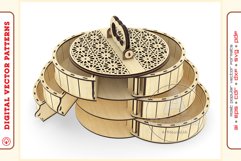 Box Organizer v30 - laser cut file - Glowforge ready SVG Product Image 1