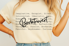 Booktrovert words SVG Product Image 1