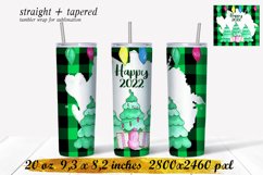 Christmas Trees Tumbler Sublimation,20 oz skinny tumbler Product Image 1