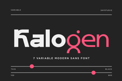 Kalogen - Family Modern Sans Serif Font Product Image 1