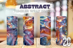 Liquid Tumbler Sublimation Designs, Water Tumbler Wrap PNG Product Image 1