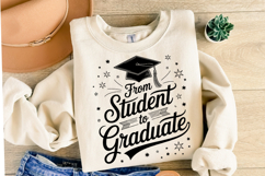 From Student to Graduate svg | Graduation Svg | Shirt Svg Product Image 2