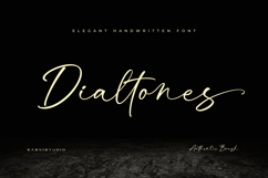 Dialtones Casual Handwritten Font Product Image 1