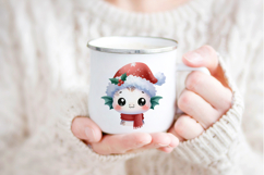 Christmas Watercolor Characters Clipart Bundle PNG Product Image 8