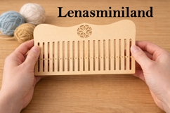 Rigid heddle laser cut loom kit weaving digital file craft Product Image 1