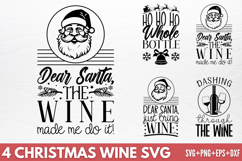 Christmas Wine SVG Product Image 1