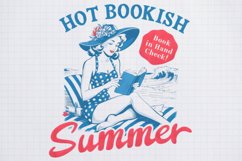 Retro Girl Quotes Hot bookish summer png Product Image 1