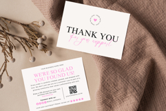 Editable Thank You Card Template | Canva Printable Design Product Image 1