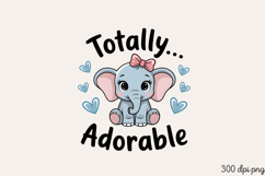 Totally Adorable PNG, Baby Animal Nursery Sublimation PNG Product Image 2
