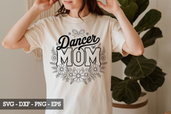 Dance Mom SVG Design - Mother&#039;s Day T-shirt Design Product Image 1