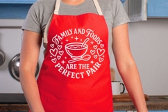 Family And Foods Are The Perfect Pair Svg, Kitchen Svg. Product Image 2