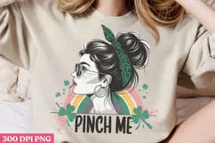 Pinch Me PNG, St Patricks Day Sublimation PNG Product Image 2