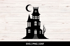Scary Haunted House SVG, Halloween SVG Product Image 1