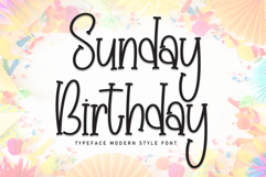 Sunday Birthday Product Image 1