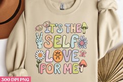 It&#039;s the Self-Love PNG, Retro Positive Sublimation PNG Product Image 2