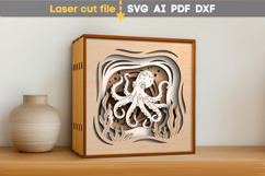 Octopus Box SVG laser cut file for Glowforge Product Image 1
