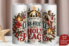 Let Jesus Be Your Peace Christmas PNG, Christian Nativity Ch Product Image 2