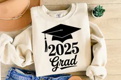 2025 Grad svg | Graduation Svg | Shirt Svg Product Image 1