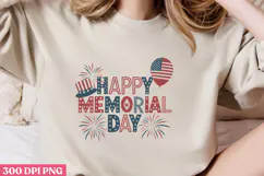Happy Memorial Day PNG, Memorial Day Sublimation PNG Product Image 2