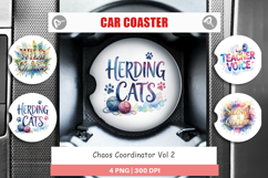 Chaos Coordinator Car Coaster Product Image 1