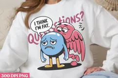 I think I'm over QUESTIONS PNG, Chemistry Sublimation PNG Product Image 2
