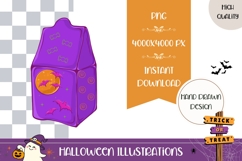Hand Drawn Halloween Sweets Illustration, Cute Sweets PNG Product Image 1