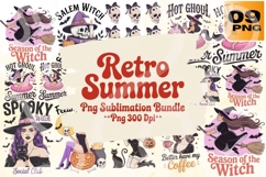 Retro Witch Summer PNG Bundle Product Image 1