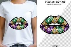 Mardi gras lips png design for T-shirts Product Image 1