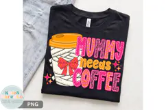 Mummy Needs Coffee PNG | Mom Halloween PNG | Mama Fall PNG Product Image 1
