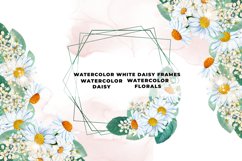 Watercolor Daisy Green Frames Product Image 1