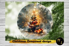 Christmas tree Ornament,Ornament Sublimation png Product Image 1