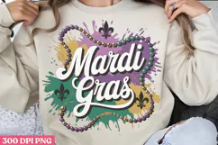 Mardi Gras PNG, Mardi Gras Sublimation PNG Product Image 1