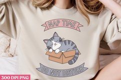 Nap Time Do Not Disturb PNG, Funny Animals Sublimation PNG Product Image 2