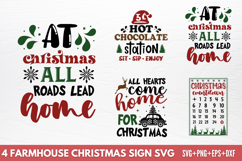 Farmhouse Christmas Sign SVG Product Image 1