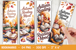 Autumn Reading Bookmark Sublimation Product Image 1