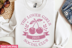 The Lover Girls Social Club 2025 PNG, Coquette Bow Positive Product Image 2
