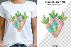 Patchwork carrots png design for T-shirts Product Image 1