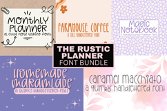 The Rustic Planner Font Bundle Product Image 1