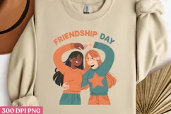 Friendship Day PNG, Friendship Sublimation PNG Product Image 1