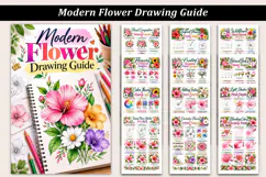 Modern Flower Drawing Guide Product Image 1