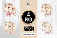 Cute Unicorn Head Clipart Sublimation PNG Product Image 1
