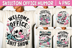 Funny Office Humor PNG, Sarcastic Coworker Skeleton Product Image 1