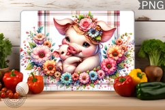 Mother's Day Cutting Boards Sublimation PNG Design Product Image 1