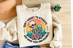 Don&#039;t forget to Hydrate Svg Design | Shirt Svg Product Image 2